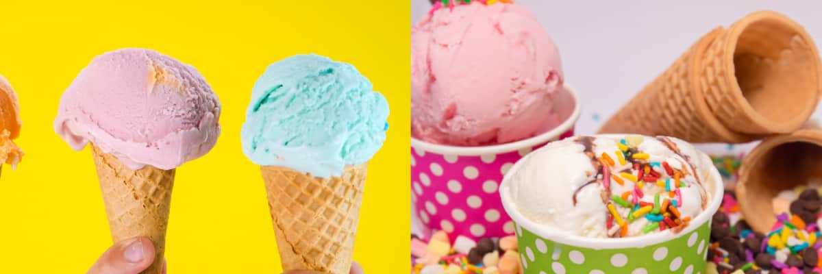 Glace für die Klasse